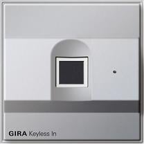 Gira 261765 Gira Keyless In Fingerprint-Leseeinheit, TX_44, Farbe Alu