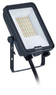 Philips BVP167 LED24/830_40_65 PSU 20W SWB Ledinaire All-in-Scheinwerfer, 20W, 2400lm, 3000/4000/6500K, CRI80, symmetrisch, IP65, ohne Bewegungssensor