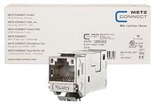 METZ CONNECT E-DAT modul Cat.6A K Jack - Keystone, 12 Stück (130910KZ)