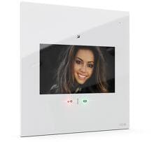 M-E Vistadoor VDV-1107-W mit 7 Zoll Monitor iP (App), Bildspeicher, Freisprechen, Sensortouch & mp3, weiß (41280)