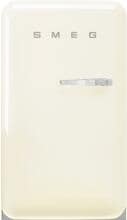 Smeg FAB10HLCR6 50"s Style Retro Stand Kühlschrank, 54,5 cm breit, 135 L, Linksanschlag, creme