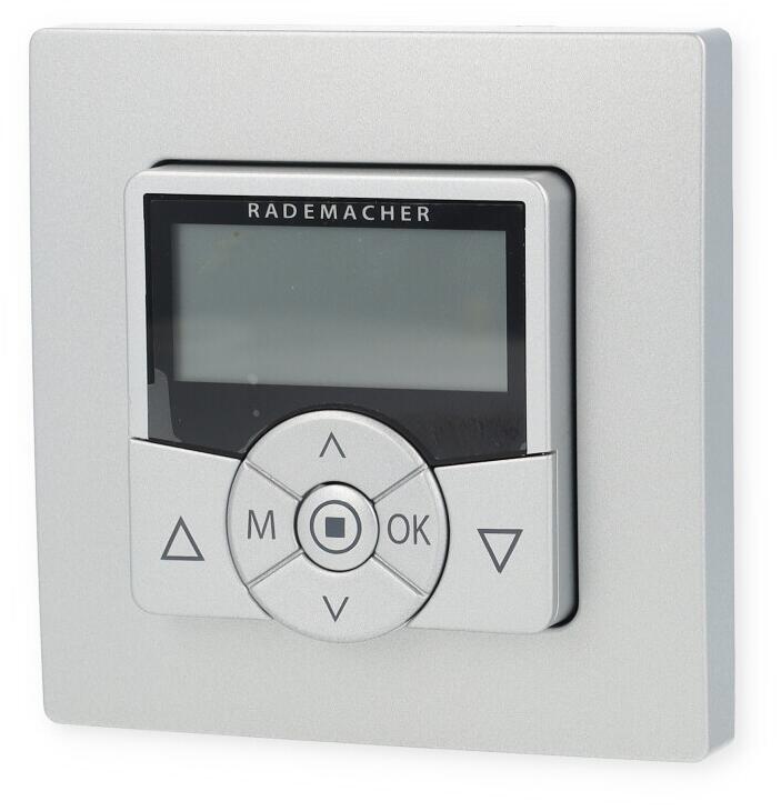 Rademacher 5625-AL RolloHomeControl Troll Comfort Rohrmotoren-Steuerung inkl. Abdeckrahmen, aluminium (36500522)
