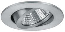 Brumberg LED-Einbaustrahler, 7W, 740lm, 3000K, aluminium matt (12361253)