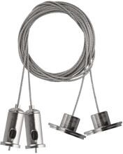 EMOS ORTO ZALAP Stahlseil-Set für Langfeldleuchten, 150cm (1543999000)