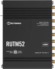 Teltonika RUTM52 Dualer 5G-Router, doales 5G-Modem, DUAL-SIM und eSIM™, SA und NSA (RUTM52100000)
