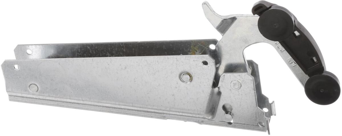 Bosch Siemens 12009412 Türscharnier, links, Slide and Hide, Nefflight 9001100734, komplett montiert mit Führungsstück