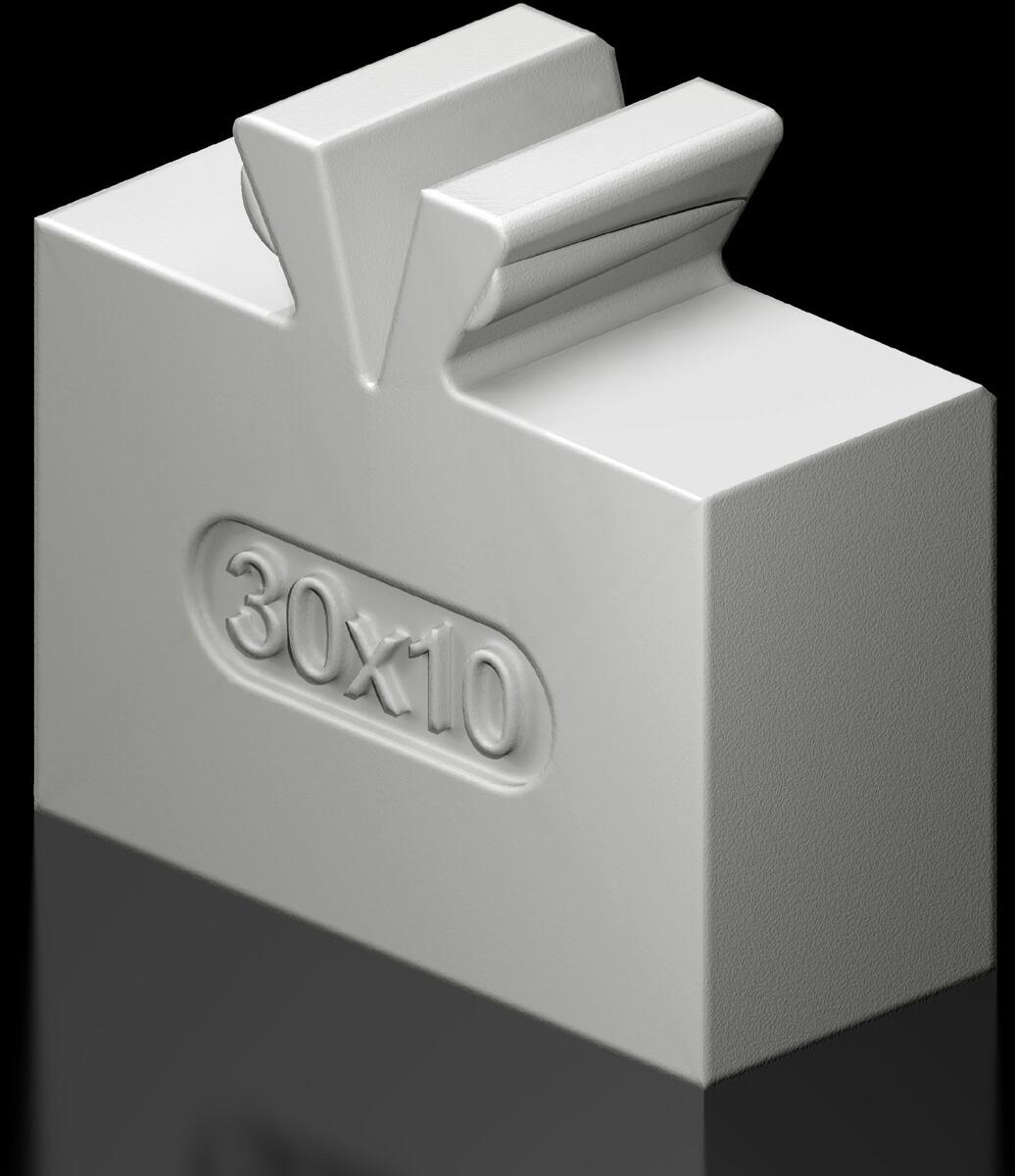 Rittal SV 3074.000 Steckelement, für Sammelschienenhalter, SV 3073000 (E-Cu 30x10 mm), SV 3052000 (E-Cu 50x10 mm)