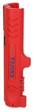 Knipex Abmantelungswerkzeug für Flach- und Rundkabel, mit Öffnungsfeder und Sperrklinke (16 64 125 SB)