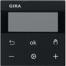 Gira 5393005 System 3000 Raumtemperaturregler Display, System 55, schwarz matt