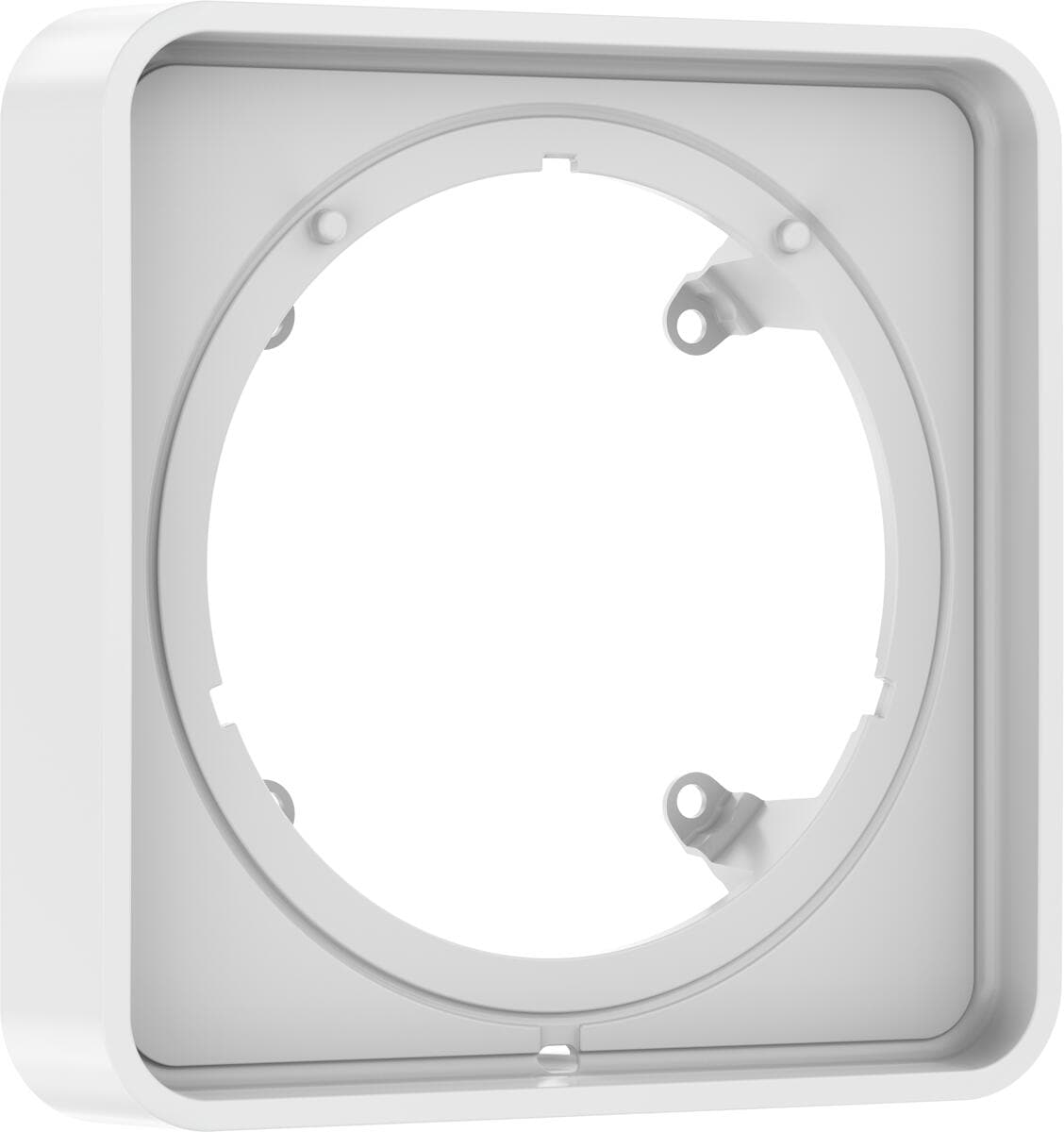 hansgrohe Verlängerungsrosette Q 22 mm, Kunststoff, Mattweiß, (13618700)