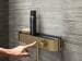 hansgrohe Pulsify Select S Duschkopf 105 3 Strahlarten Relaxation, Kunststoff, 11,4 l/min, 105 mm, Brushed Bronze, (24110140)