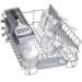 Bosch SRV2IKX10E Vollintegrierter Geschirrspüler, 45 cm breit, 9 Maßgedecke, aqua Stop, infoLight, AquaSensor