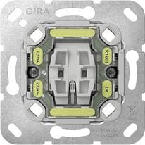 Gira 382200 Wipp-Kontrollschalter-Einsatz ohne Befestigungskrallen, 2-polig, 10AX, 250V
