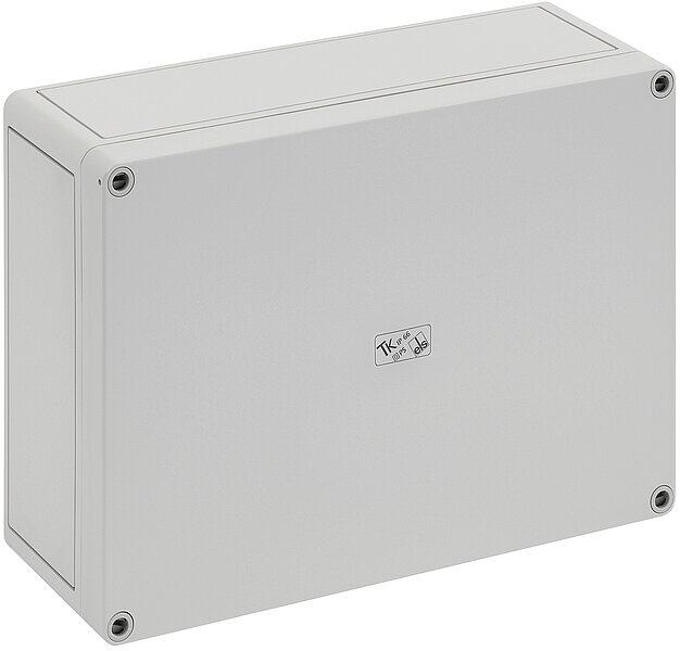 Spelsberg TK PS 2518-9-o Leergehäuse ohne Vorprägungen, IP66, 254x180x90 mm, grau (11040801)