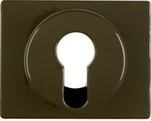 Berker 15050011 Zentralstück, Arsys, für Schlüsselschalter und Schlüsseltaster, braun glänzend