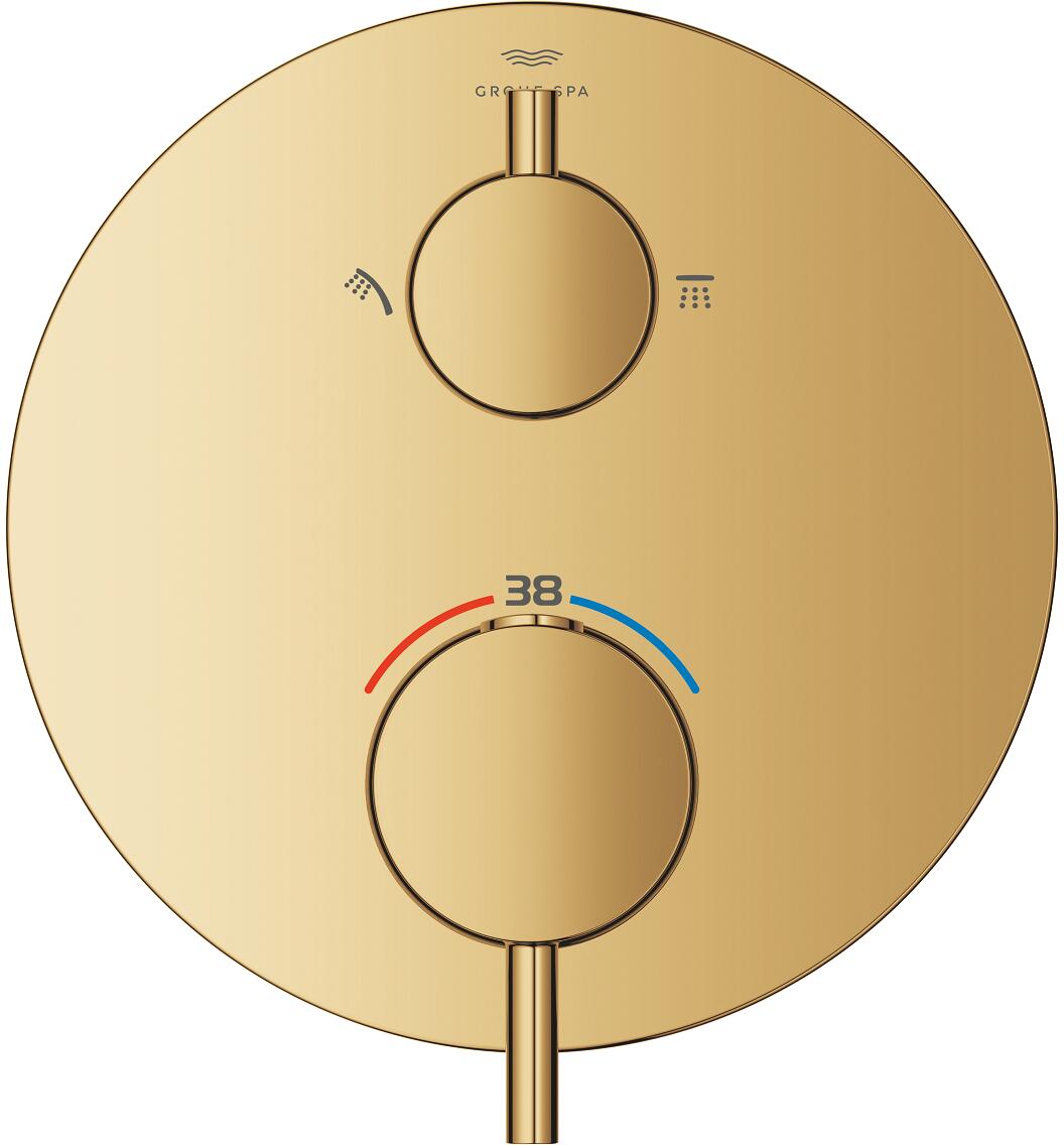GROHE Atrio ThermostatBrausebatterie, integrierter 2WegeUmstellung