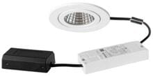 Brumberg ITANSA BBxx LED-Einbaudownlightset inkl. Konverter, DALI dimmbar, mit Anschlussbox, V4A, IP54, max. 6W, starr, Edelstahl