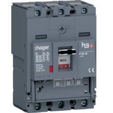 Hager HMSXXXGC Leistungsschalter, P160, 50 kA, 3-polig, elektronisch einstellbar (LSnI)