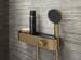 hansgrohe Pulsify Select S Duschkopf 105 3 Strahlarten Relaxation, Kunststoff, 11,4 l/min, 105 mm, Brushed Bronze, (24110140)