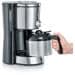 Severin KA 4845 TypeSwitch Kaffeemaschine, 1000W, 8 Tassen, automatische Abschaltung, Edelstahl gebürstet/schwarz