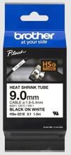Brother HSE-221E Schrumpfschlauch schwarz/weiß, 9mm, 1,5m (HSE221E)
