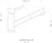 Schock Altos S Einhebelmischer, Ausziehbrause, Hochdruck, Edelstahl massiv (530120EDM)