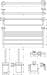 hansgrohe Logis Universal Bad-Accessoire Set 5-teilig, Messing, Chrom (41728000)