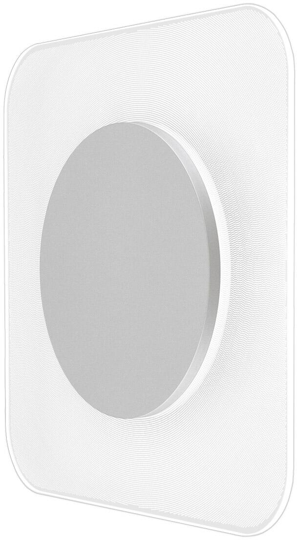 EVN LED Wandanbau, quadratisch, IP20, 110-240V, 18W, 3000K, 1600lm, silber (WAQ20181402)