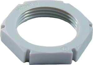 Wiska EMUG 40 LG Gegenmutter, M40, Kunststoff, lichtgrau (10060775)