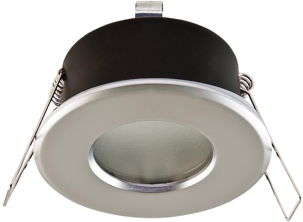 EVN Deckeneinbau, rund, IP65, max. 50W, chrom matt (655014)