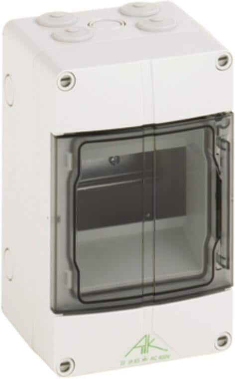 Spelsberg AK 05 Kleinverteiler, 5 Teilungseinheiten, 1-reihig, IP65, grau (73540501)