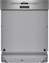 Neff S145EBS16E N50 Teilintegrierter Geschirrspüler, 60 cm breit, 13 Maßgedecke, AquaStop, Kindersicherung, HomeConnect, OpenDry, Edelstahl