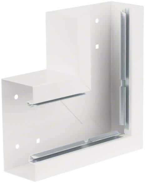 Hager Flachwinkel Grundprofil Stahl, 68x130 OT80mm, verkehrsweiß (BRS6513059016)