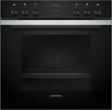Siemens EEK: A+ Einbau-Herd-Set EQ211KB11 (HE213BBS3 + EA64RGNA1E), 60cm breit, 71L, 3D Heißluft, mit Rahmen aufliegend, schwarz/Edelstahl