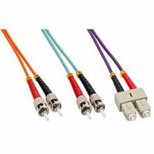 InLine LWL Duplex Kabel, SC/ST, 50/125µm, OM2 - OM4, in verschiedenen Längen