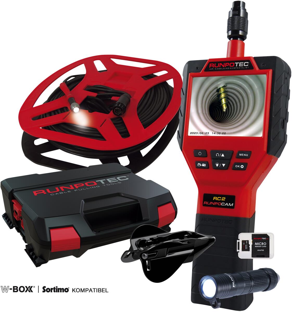 Runpotec RUNPOCAM RC2 Multifunktionskamera, 30 m, IP 67 (10140)