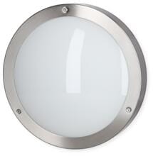 Eglo Vento 1 LED Wand-/Deckenleuchte, 11W, Edelstahl, weiß (94121)