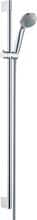hansgrohe Crometta 85 Duschset 1 Strahlart mit Duschstange 90 cm, Messing, 16 l/min, 85 mm, Chrom, (27729000)