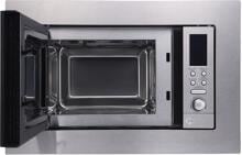 respekta MW 800 Einbau Mikrowelle, 800W, 20l, Grill, Kindersicherung, edelstahl