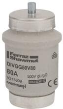 Mersen DIVGG50V80 Sicherungseinsatz gG DIV, AC500V, 80A, silber (V216609)
