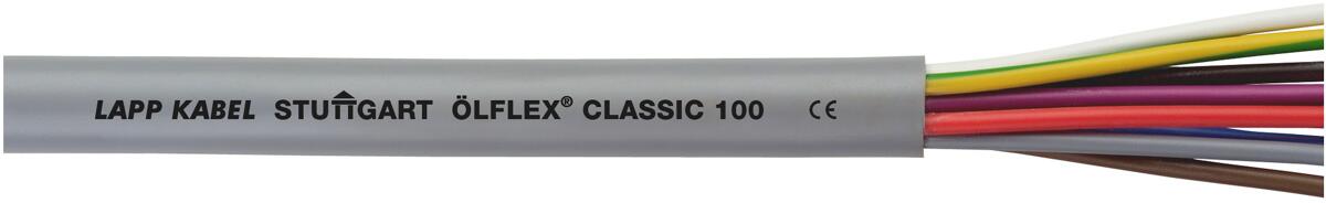 Lapp ÖLFLEX CLASSIC 100 450/750V 5G2,5 Anschluss- und Steuerleitung, 2,5mm², grau, 100m (00100893/100)
