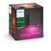 Philips Hue White & Color Ambiance Resonate Outdoor Wandleuchte, 8W, 350lm, 2700K, schwarz (929003553001)