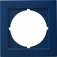 Zwischenplatte mit rundem Ausschnitt für Geräte mit Abdeckung (50 x 50 mm), S-Color, Blau, Gira 028146