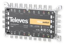 Televes MS98C NevoSwitch Multischalter, 9 Eingänge, 8 Ausgänge (714601)