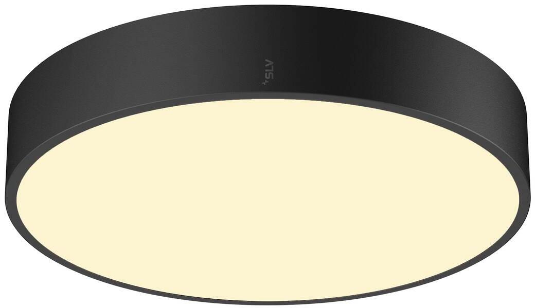 SLV MEDO PRO 40 Decken- und Wandaufbauleuchte, Ø 38cm, UGR≤19, rund, 19W, 3000/4000K, dimmbar Phasenabschnitt, IP50, schwarz (1007296)
