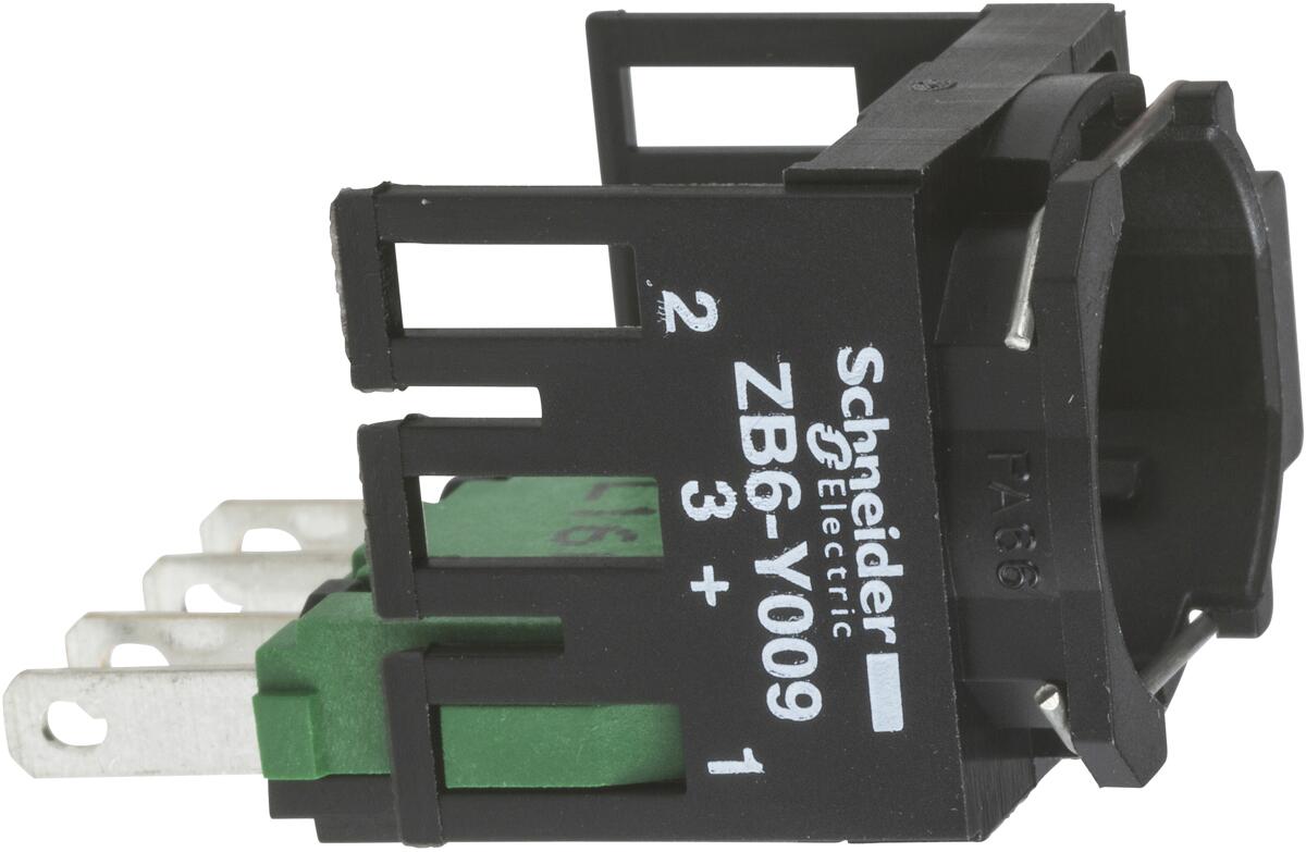 Schneider Electric ZB6Z3B Hilfsschalterblock für Drucktaster, Ø 16, 2S