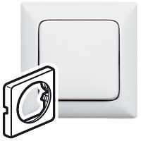 Legrand 776219 Abdeckung Universal Ø 46,5 mm Creo ultraweiß