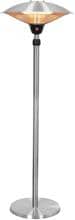Eurom PD2101 XXL Elektrische Terrassenheizung, 2100W, IP44, verstellbare Höhe max. 225cm