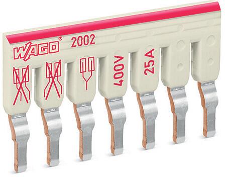 Wago 2002-477 Schachtelbrücker, 7-fach, isoliert, lichtgrau