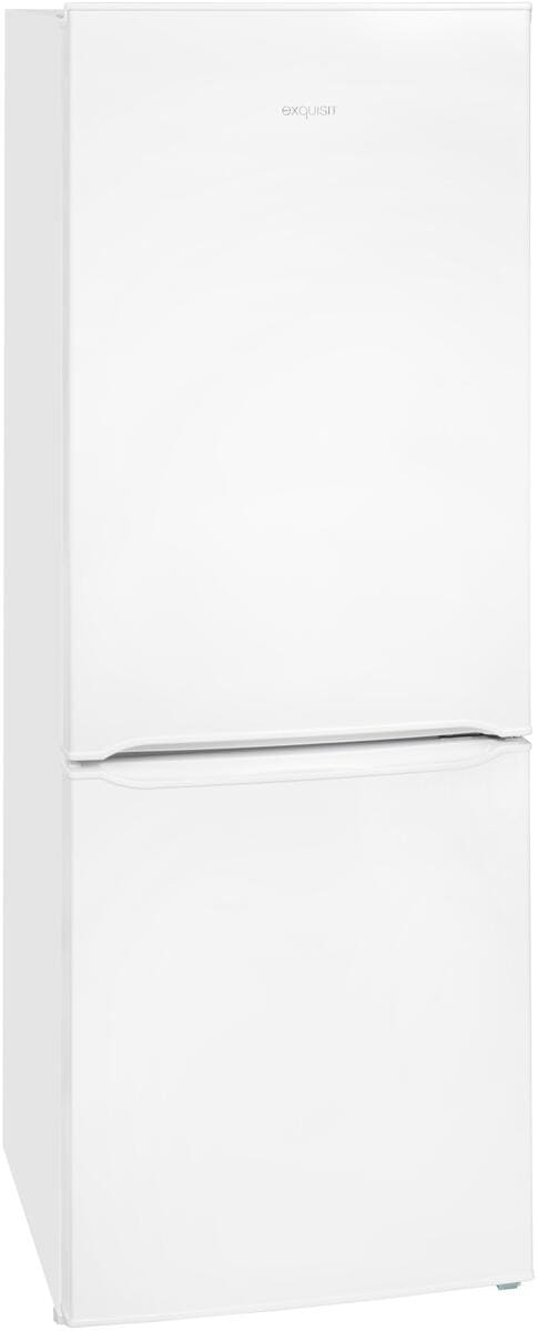 Exquisit KGC231-60-010E Stand Kühl-Gefrierkombination, 50cm breit, 175 L, Thermostat, weiß